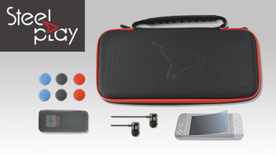 STEELPLAY 11 in 1 Carry & Protect Kit + 2 Free Joypad cases