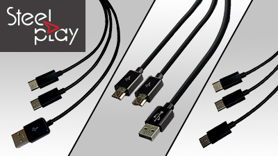 STEELPLAY Dual Play & Charge cable